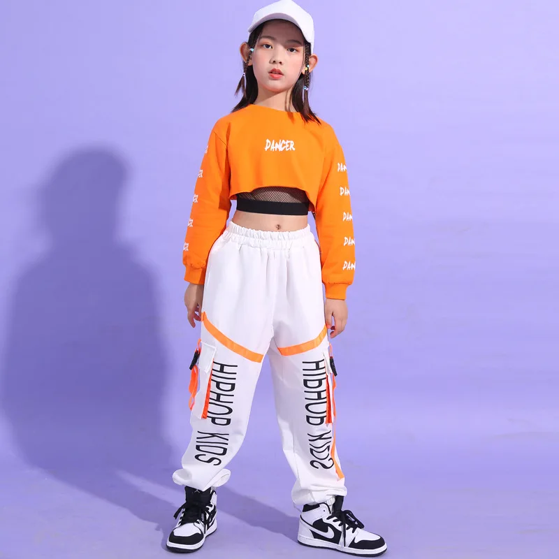 Girls Hip Hop Crop Top Contrast Cargo Pants Boys Sweatshirt Joggers Child Streetwear Clothes Sets Kids Street Dance Jazz Costume
Girls Hip Hop Crop Top Contrast Cargo Pants Boys Sweatshirt Joggers Child Streetwear Clothes Sets Kids Street Dance Jazz Costume
