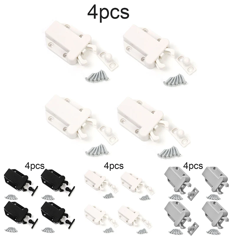 4pcs Push To Open Touch Latch With Screws 55x43mm Kitchen Cabinet Release Drawer Cupboard Home Lock Latches Bolts Tools
4pcs Push To Open Touch Latch With Screws 55x43mm Kitchen Cabinet Release Drawer Cupboard Home Lock Latches Bolts Tools