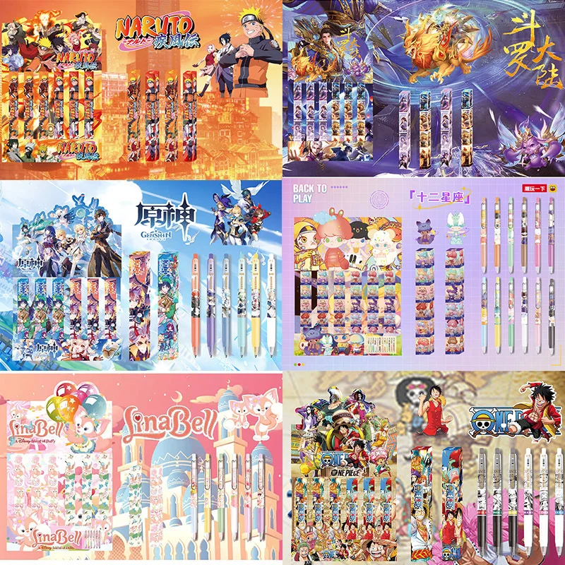 Original Kawaii New Genshin One Piece Naruto Anime Press Gel Pen Blind Box Pen Cartoon Pikachu Girl Student Test 0.5 Black Pen
Original Kawaii New Genshin One Piece Naruto Anime Press Gel Pen Blind Box Pen Cartoon Pikachu Girl Student Test 0.5 Black Pen
