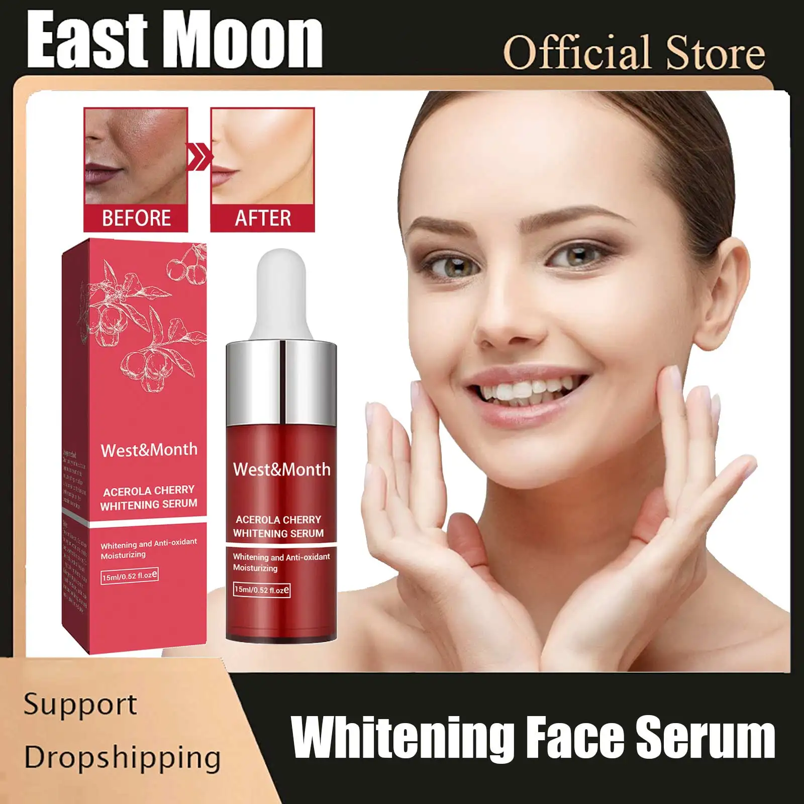 Whitening Face Serum Remove Freckles Pigment Melanin Dark Spots Corrector Moisturizing Brightening Shrink Pores Facial Essence
Whitening Face Serum Remove Freckles Pigment Melanin Dark Spots Corrector Moisturizing Brightening Shrink Pores Facial Essence