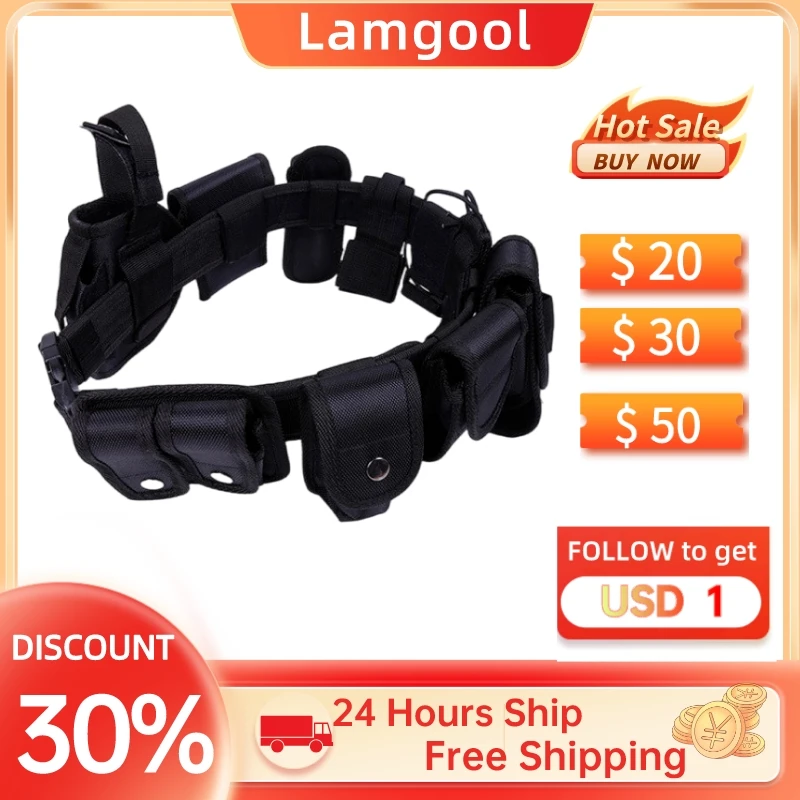 Multifunctional 10In1 Tactical Security Duty Belts Gun Holster Flashlight Pouch Sets Utility Kit Belt Military Police Duty Belt
Multifunctional 10In1 Tactical Security Duty Belts Gun Holster Flashlight Pouch Sets Utility Kit Belt Military Police Duty Belt