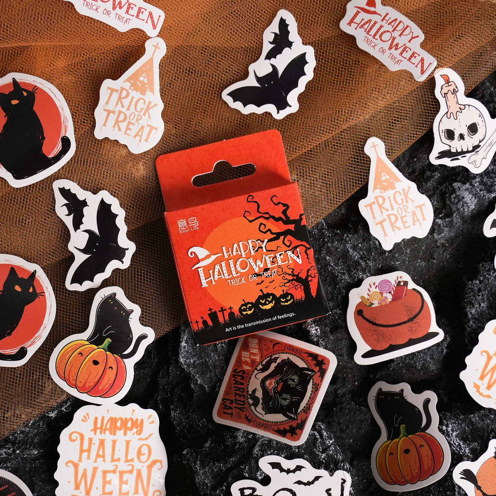 46 Pcs Happy Halloween Stickers Ghost Pumkin cat Stickers For Scrapbooking DIY Craft Halloween Party Favors
46 Pcs Happy Halloween Stickers Ghost Pumkin cat Stickers For Scrapbooking DIY Craft Halloween Party Favors