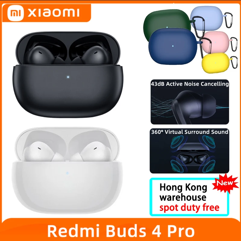 Xiaomi Redmi Buds 4 Pro TWS Earphone Bluetooth Active Noise Cancelling 3 Mic Wireless Headphone 36Hours Battery Life ForXiaomi12
Xiaomi Redmi Buds 4 Pro TWS Earphone Bluetooth Active Noise Cancelling 3 Mic Wireless Headphone 36Hours Battery Life ForXiaomi12