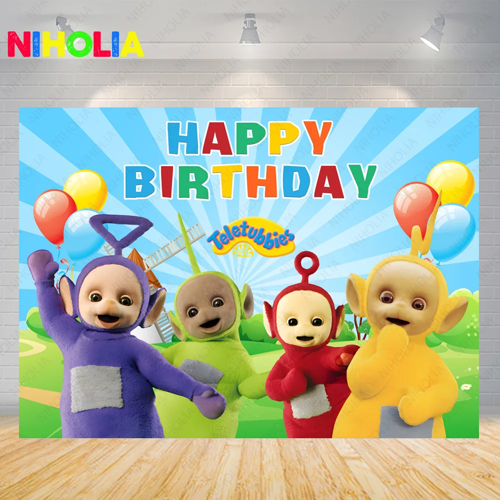 Teletubbies Backdrop Newborn Happy Birthday Party Photography Background Baby Shower Photo Booths Studio Props
Teletubbies Backdrop Newborn Happy Birthday Party Photography Background Baby Shower Photo Booths Studio Props