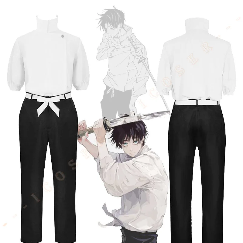 Anime Jujutsu Kaisen Yuta Okkotsu Costume Cosplay Uniform for White Top Belt Outfit Black Pants Suit Men and Women Costume Set
Anime Jujutsu Kaisen Yuta Okkotsu Costume Cosplay Uniform for White Top Belt Outfit Black Pants Suit Men and Women Costume Set