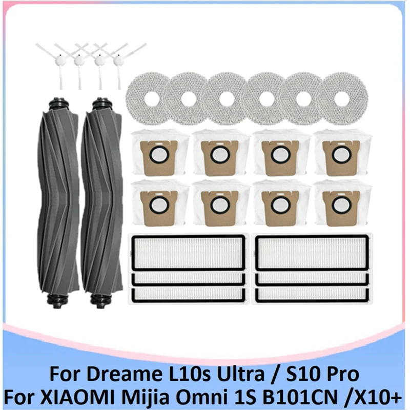 Сменный фильтр для швабры Dreame L10S Ultra / L10S Pro, основная боковая щетка, запчасти для Xiaomi Mijia Omni 1S B101CN Robot X10 + Вакуумный
Сменный фильтр для швабры Dreame L10S Ultra / L10S Pro, основная боковая щетка, запчасти для Xiaomi Mijia Omni 1S B101CN Robot X10 + Вакуумный