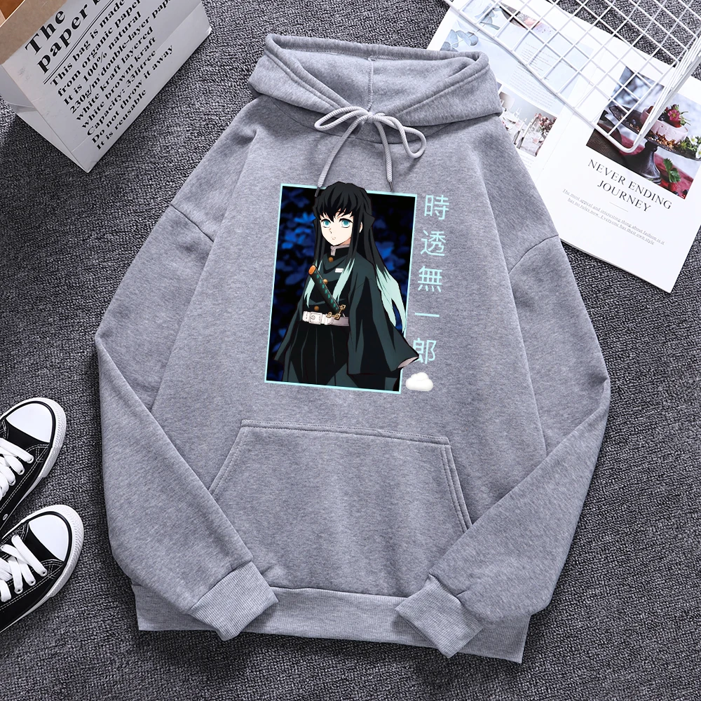 Anime Demon Slayer Tokitou Muichirou Men Streetwear Harajuku Fleece Hoodies Autumn Pocket Hoodie Fashion New Fleece Menswear 
Anime Demon Slayer Tokitou Muichirou Men Streetwear Harajuku Fleece Hoodies Autumn Pocket Hoodie Fashion New Fleece Menswear