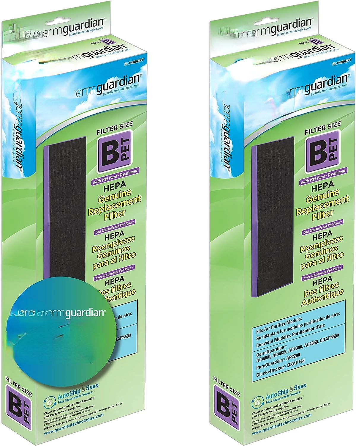 Purifier Filter FLT4850PT Genuine True HEPA with Pet Pure Treatment Replacement Filter B Pet for AC4300/AC4800/4900 Series Air P
Purifier Filter FLT4850PT Genuine True HEPA with Pet Pure Treatment Replacement Filter B Pet for AC4300/AC4800/4900 Series Air P