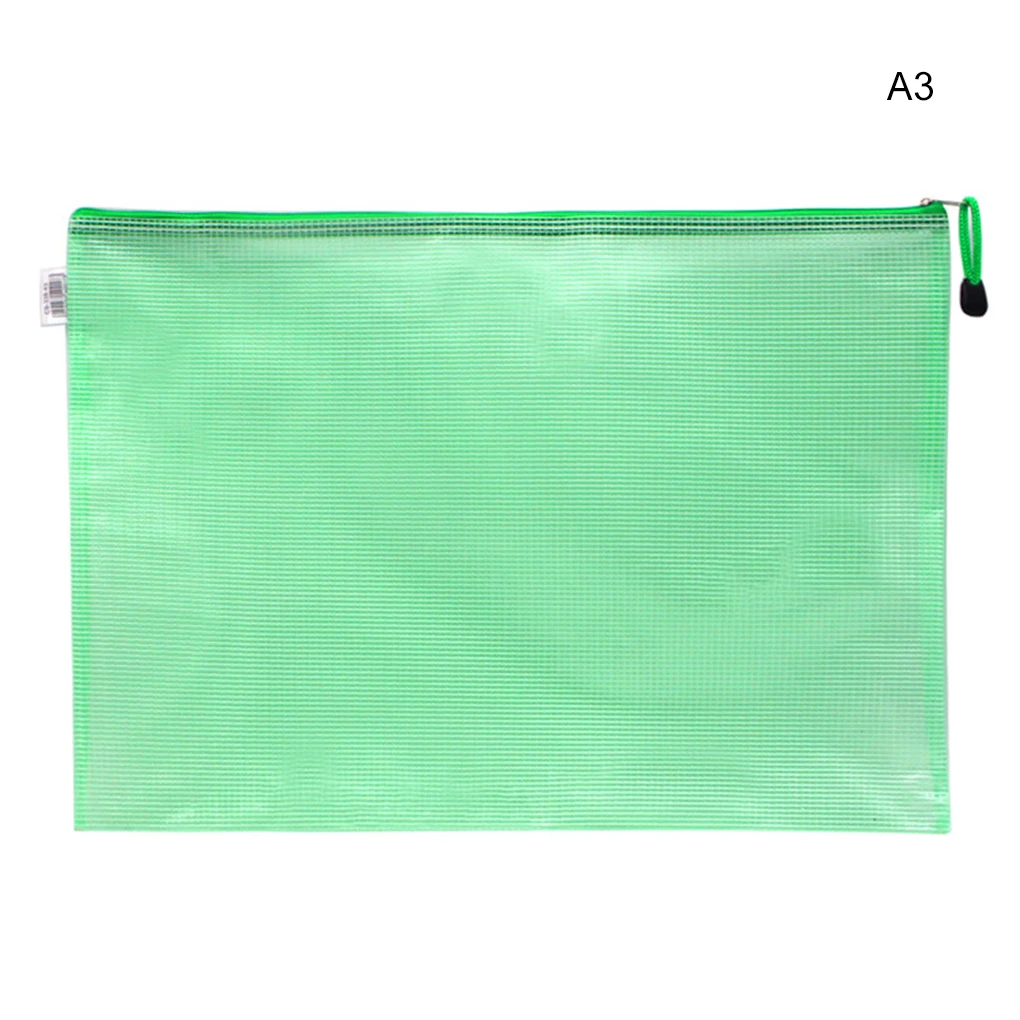 File Mesh Bag PVC Home Office Wallet Tickets Folder Portable Organizer Net Pocket with Zipper for Kids A3 Green
File Mesh Bag PVC Home Office Wallet Tickets Folder Portable Organizer Net Pocket with Zipper for Kids A3 Green