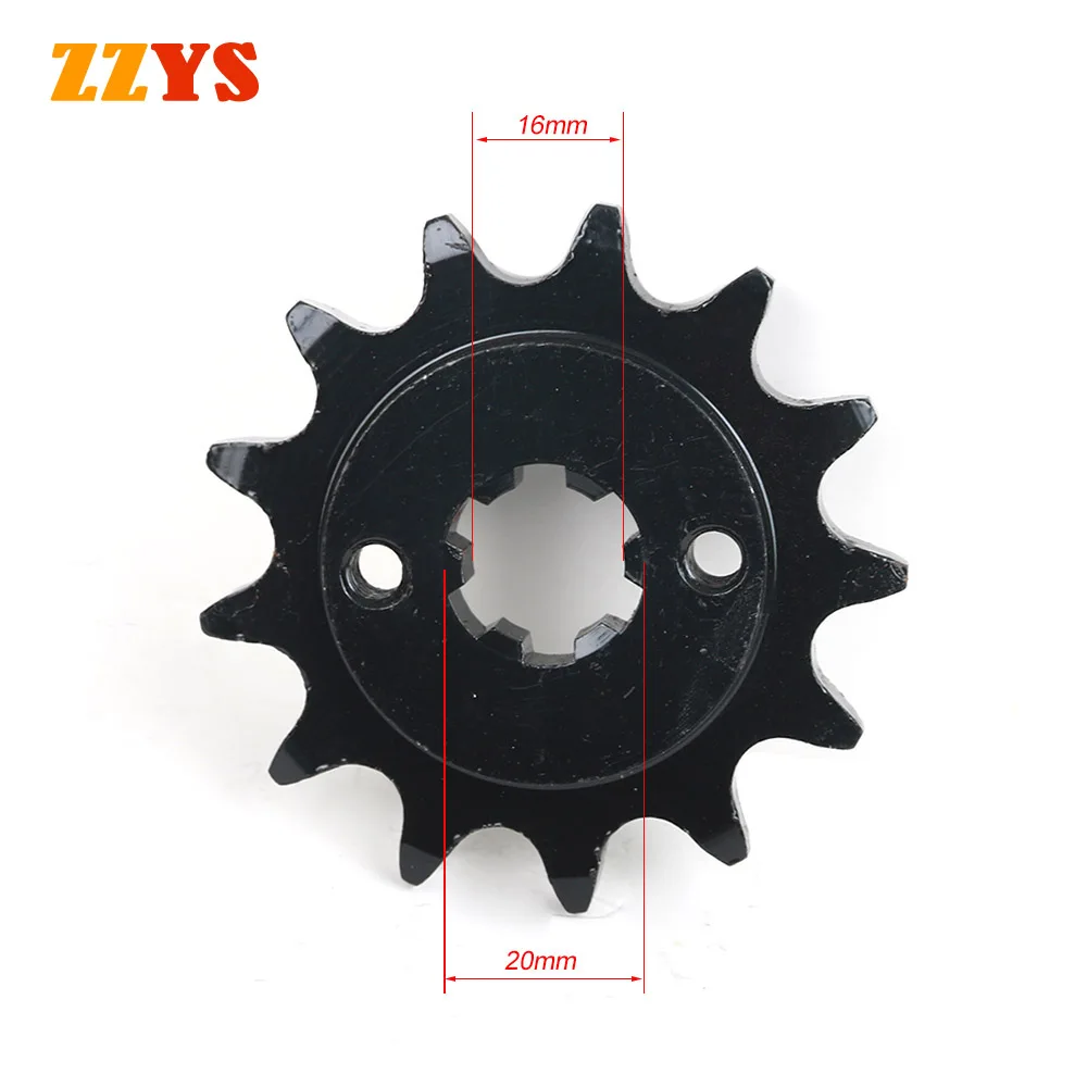 

520 13T 13 Tooth Front Sprocket Gear Staring Wheel For Yamaha Off Road YZ80 YZ80H YZ80J YZ 80 1981-1982 For Suzuki TS100S TS100B