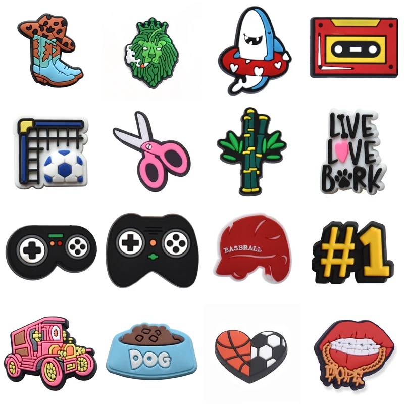1Pcs PVC Shoes Charms Accessories Boys Girls Party Gifts Garden Clog Buckle Pins Decorations for Croc Sandals Wristband
1Pcs PVC Shoes Charms Accessories Boys Girls Party Gifts Garden Clog Buckle Pins Decorations for Croc Sandals Wristband