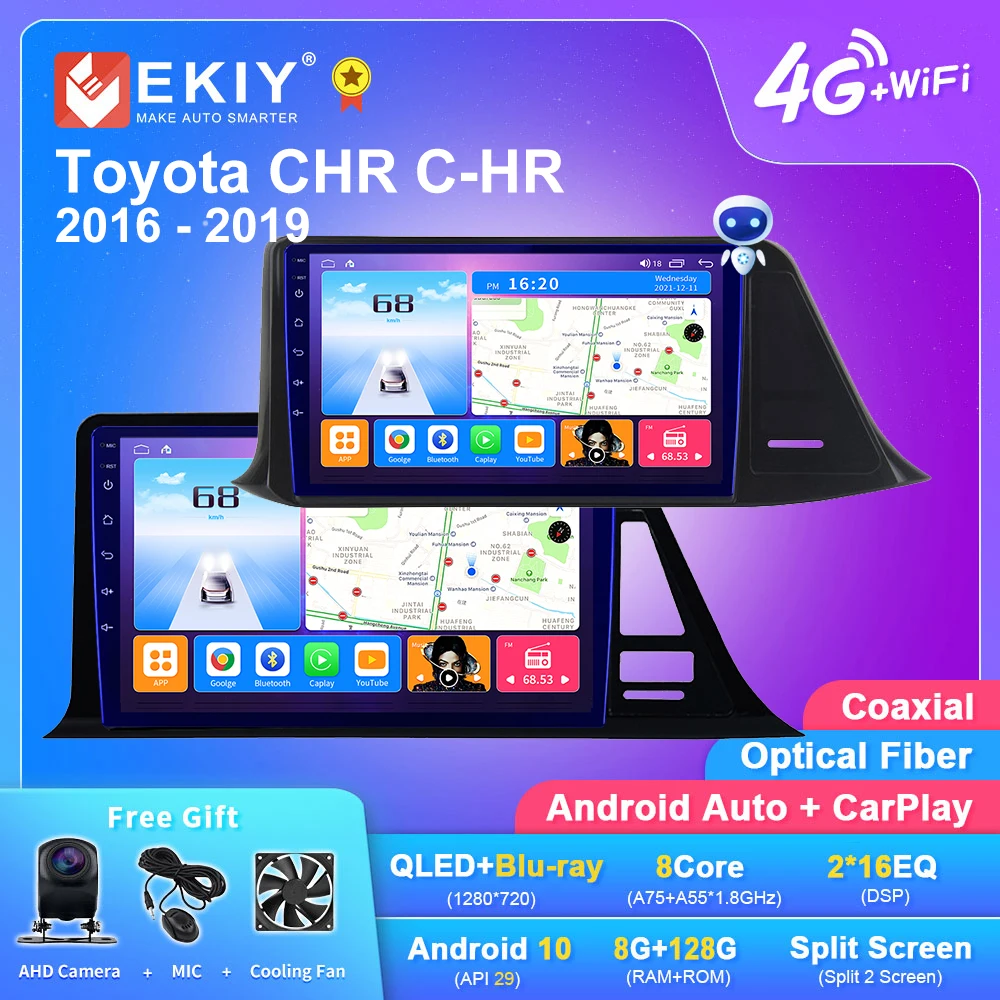 EKIY T7 Android 10 Car Radio For Toyota CHR C-HR 2016 2017 2018 2019 Navi GPS Multimedia Video Player Auto Stereo Carplay DVD
EKIY T7 Android 10 Car Radio For Toyota CHR C-HR 2016 2017 2018 2019 Navi GPS Multimedia Video Player Auto Stereo Carplay DVD