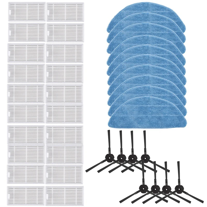 HEAP Filter Mop Cloth Side Brush For Ilife V5S V5 Pro X5 V3L V5 V3S V3S Pro V50 Robotic Vacuum Cleaner Parts Kit
HEAP Filter Mop Cloth Side Brush For Ilife V5S V5 Pro X5 V3L V5 V3S V3S Pro V50 Robotic Vacuum Cleaner Parts Kit