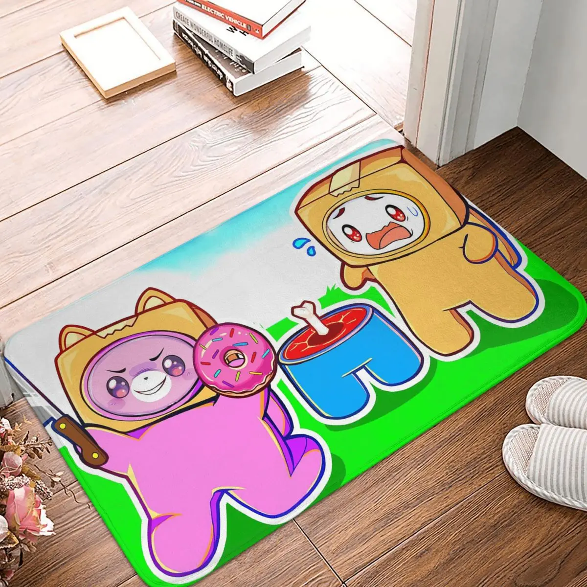 Придверный коврик Boxy And Foxy Lankybox, мягкий напольный коврик с принтом для ванной, кухни, коврик для балкона, Впитывающий Коврик для ванной
Придверный коврик Boxy And Foxy Lankybox, мягкий напольный коврик с принтом для ванной, кухни, коврик для балкона, Впитывающий Коврик для ванной