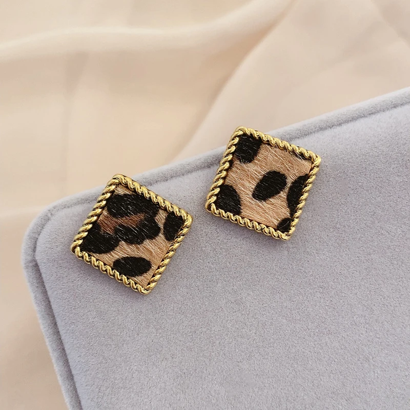 Autumn Winter Models Leopard Print Plush Earrings Female Korean Temperament Net Red Fashion Cold Wind Retro Earrings Ear Jewelry
Autumn Winter Models Leopard Print Plush Earrings Female Korean Temperament Net Red Fashion Cold Wind Retro Earrings Ear Jewelry