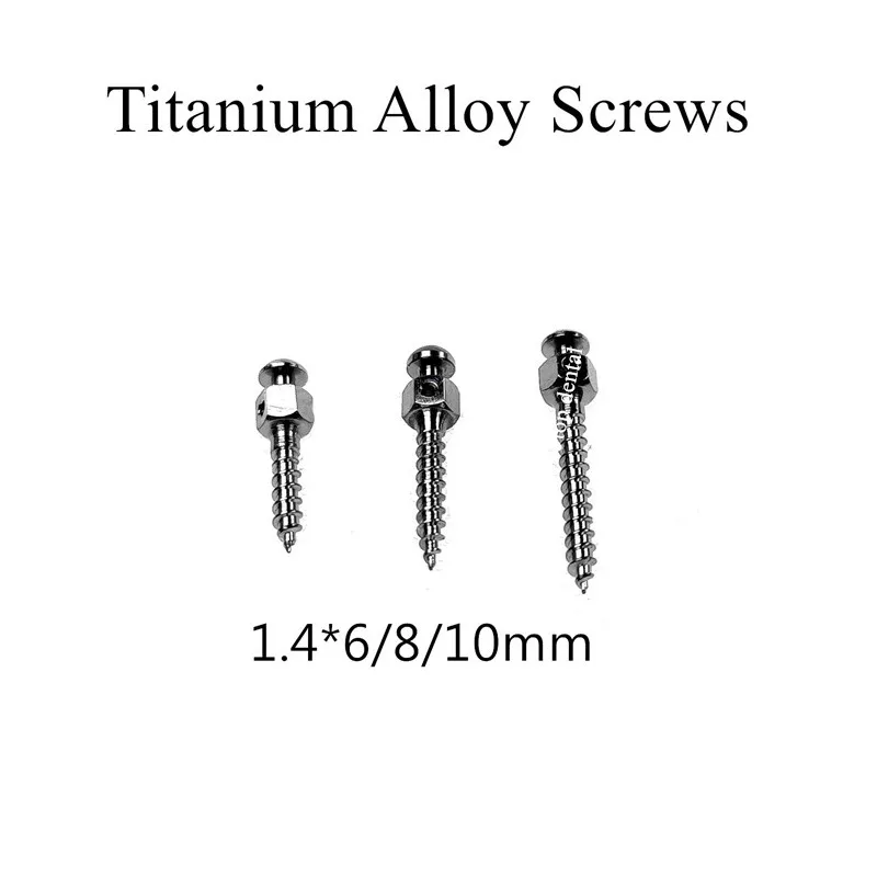 

5Pcs Dental Mini Screw Micro Implants Achor Screws Orthodontic Implant Achor Self-Drilling Titanium Alloy Screws 1.4mm