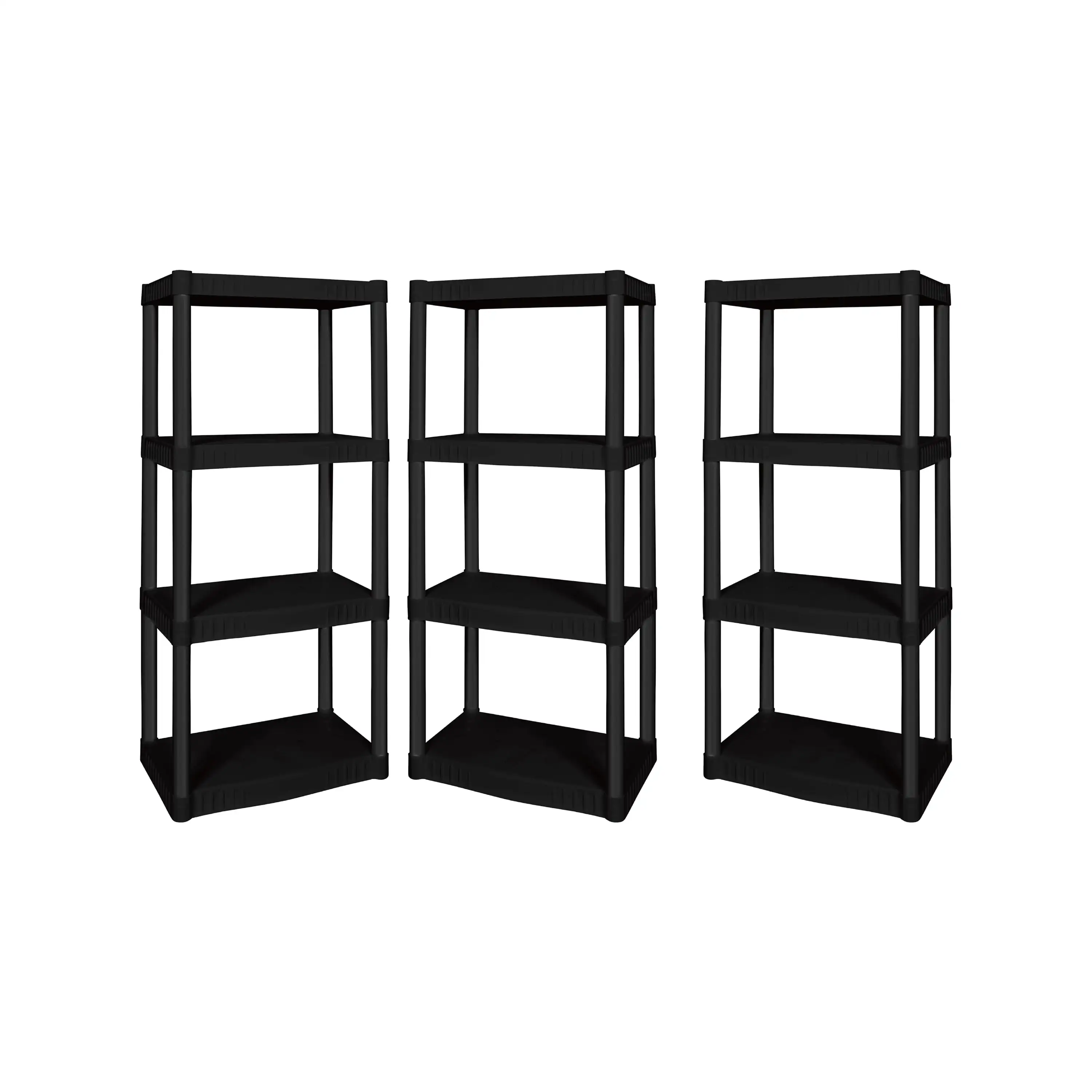 Пластиковые гаражные полки, 4 полки черного цвета, 14x22 дюйма Ш x 48 дюймов, 3 штуки, для взрослых
Пластиковые гаражные полки, 4 полки черного цвета, 14x22 дюйма Ш x 48 дюймов, 3 штуки, для взрослых