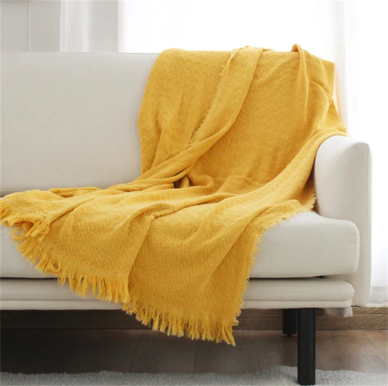 Solid Color Fashion Nordic Style Four Season Air Conditioning Blanket Sofa Office Noon Nap Light Air-conditioned Blanket
Solid Color Fashion Nordic Style Four Season Air Conditioning Blanket Sofa Office Noon Nap Light Air-conditioned Blanket