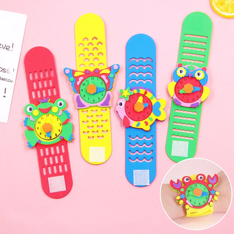 5 Pcs/set Kawaii DIY 3D EVA Foam Craft Sticker Handmade Watch Clock Learning Kids Kindergarten Education Toys Children Gifts
5 Pcs/set Kawaii DIY 3D EVA Foam Craft Sticker Handmade Watch Clock Learning Kids Kindergarten Education Toys Children Gifts