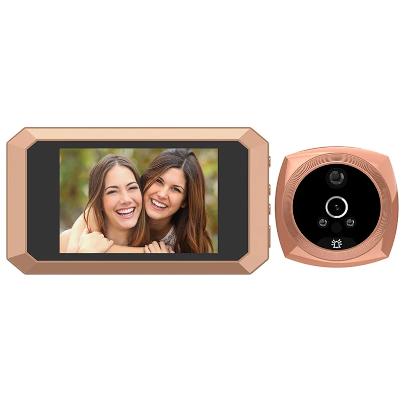 

P01 Door Viewer Video Peephole Camera Motion Detection 4.1" Monitor Digital Ring Doorbell Video-eye Security Voice Record