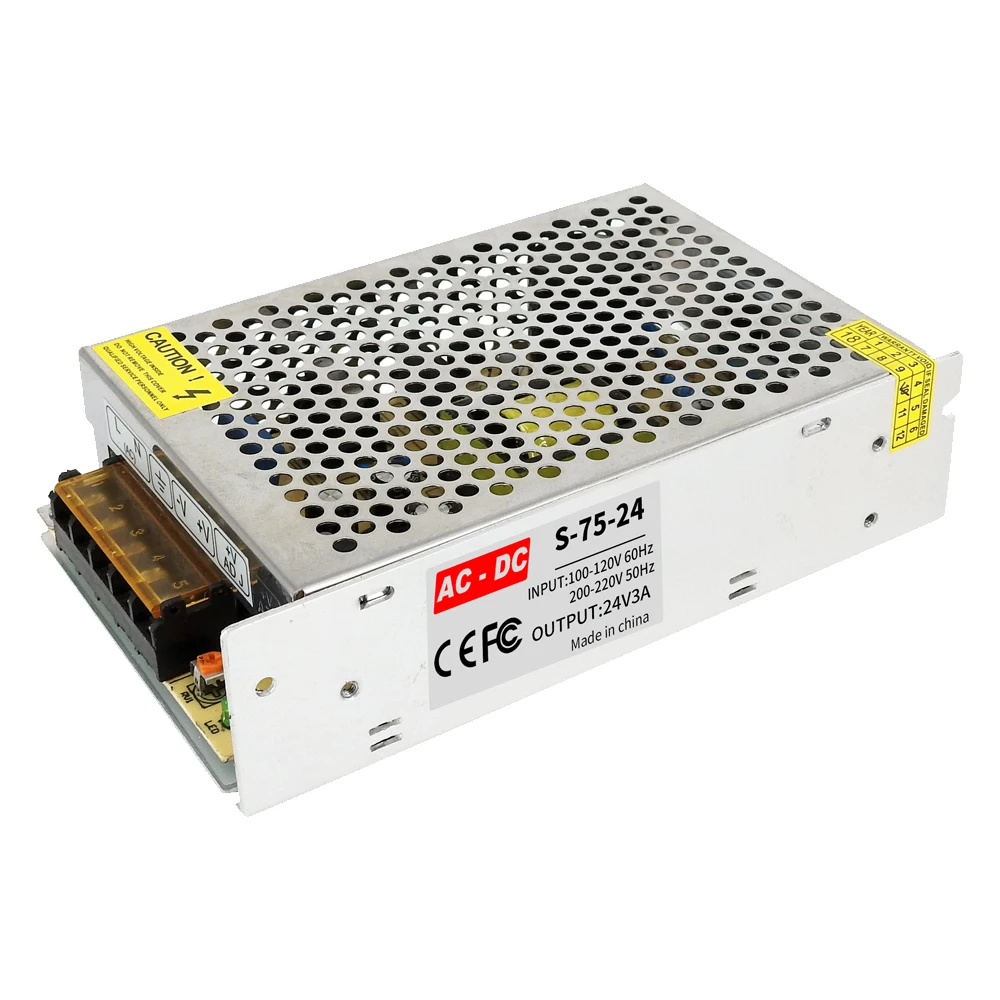 Power supply 24v5a DC switching power supply LED lamp with regulated power supply
Power supply 24v5a DC switching power supply LED lamp with regulated power supply