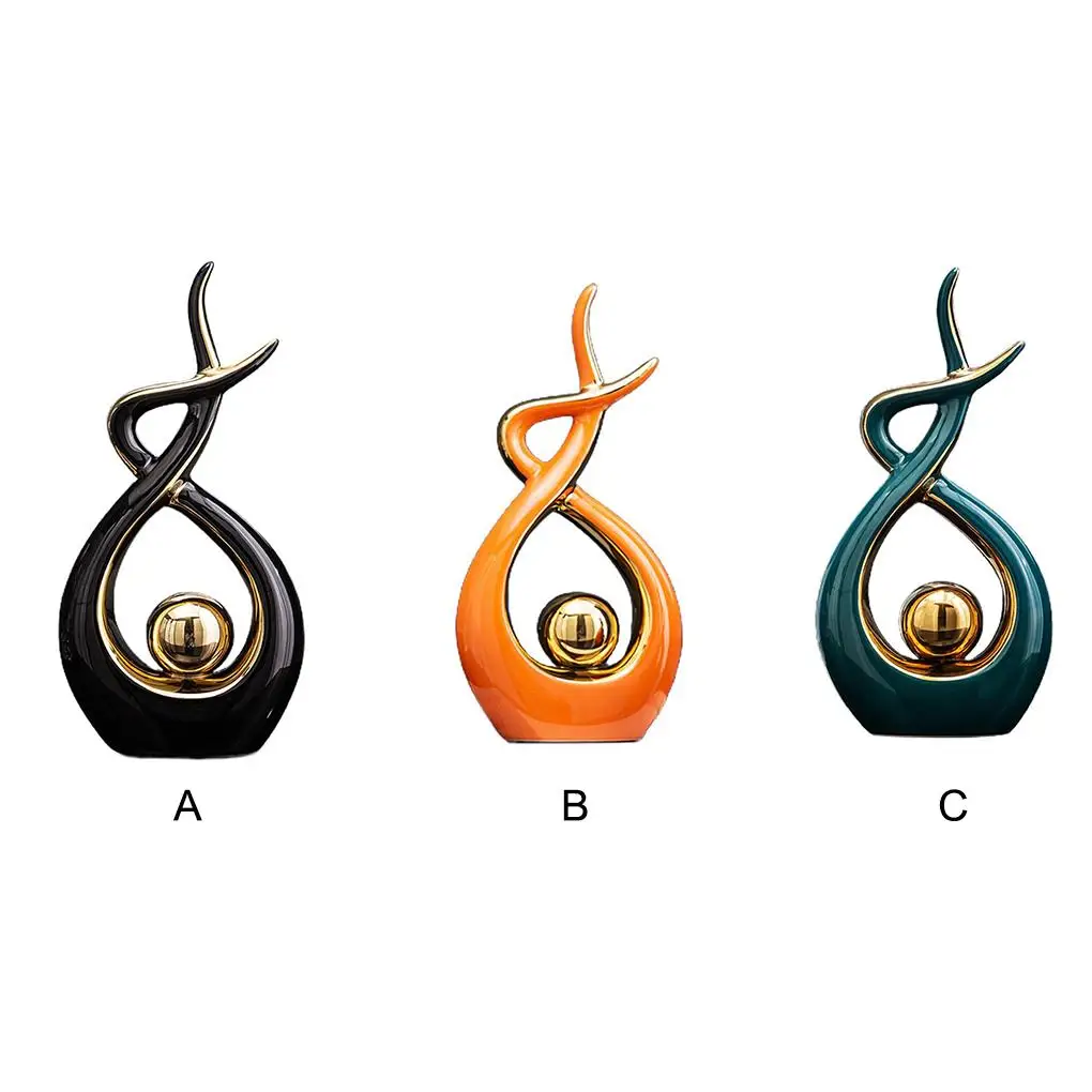 Абстрактное художественное украшение для стола, настенное украшение для гостиной, ТВ, кабинета, керамическое ремесло, домашнее украшение д... 
Абстрактное художественное украшение для стола, настенное украшение для гостиной, ТВ, кабинета, керамическое ремесло, домашнее украшение д...