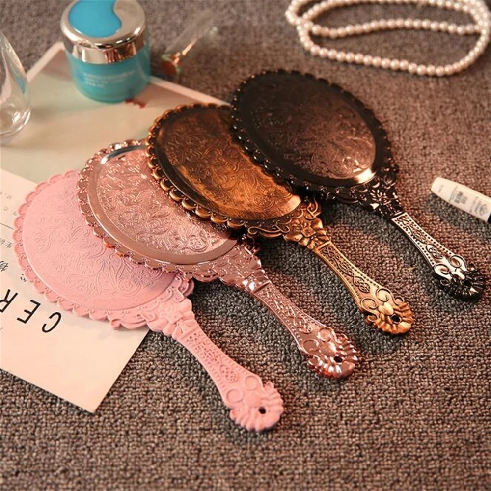 Vintage Carved Handheld Vanity Mirror Makeup Mirror SPA Salon Makeup Vanity Hand Mirror Handle Cosmetic Compact Mirror for Women
Vintage Carved Handheld Vanity Mirror Makeup Mirror SPA Salon Makeup Vanity Hand Mirror Handle Cosmetic Compact Mirror for Women