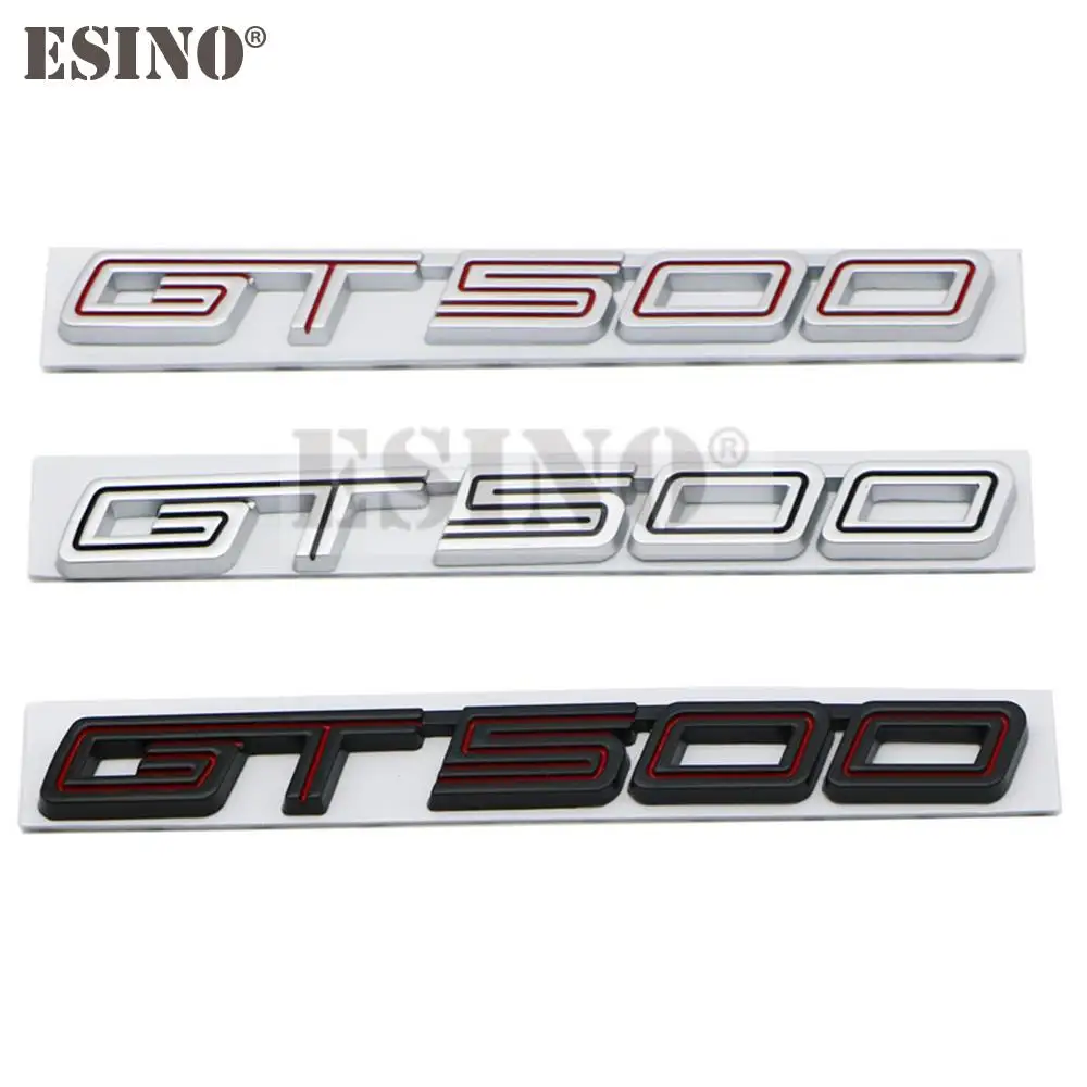 Car Styling GT500 3D Metal Zinc Alloy Car Badge Body Rear Trunk Adhesive Emblem for Ford Mustang Shelby GT500
Car Styling GT500 3D Metal Zinc Alloy Car Badge Body Rear Trunk Adhesive Emblem for Ford Mustang Shelby GT500