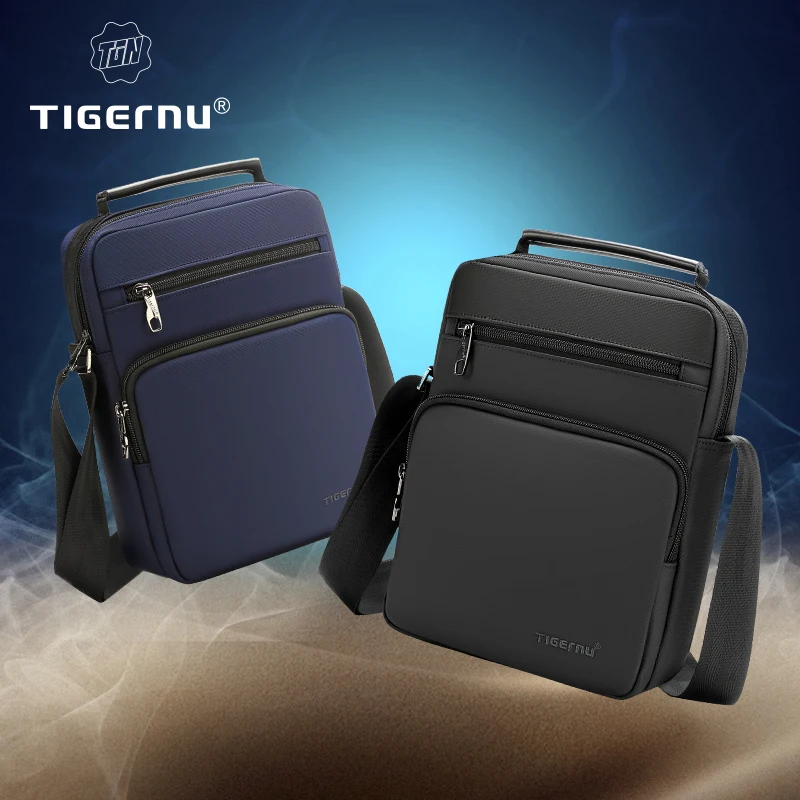 

Пожизненная гарантия, мужская сумка на плечо для iPad 9,7 дюйма, мини-сумка, водонепроницаемые слинг-сумки, мужская деловая дорожная сумка через плечо для подростков