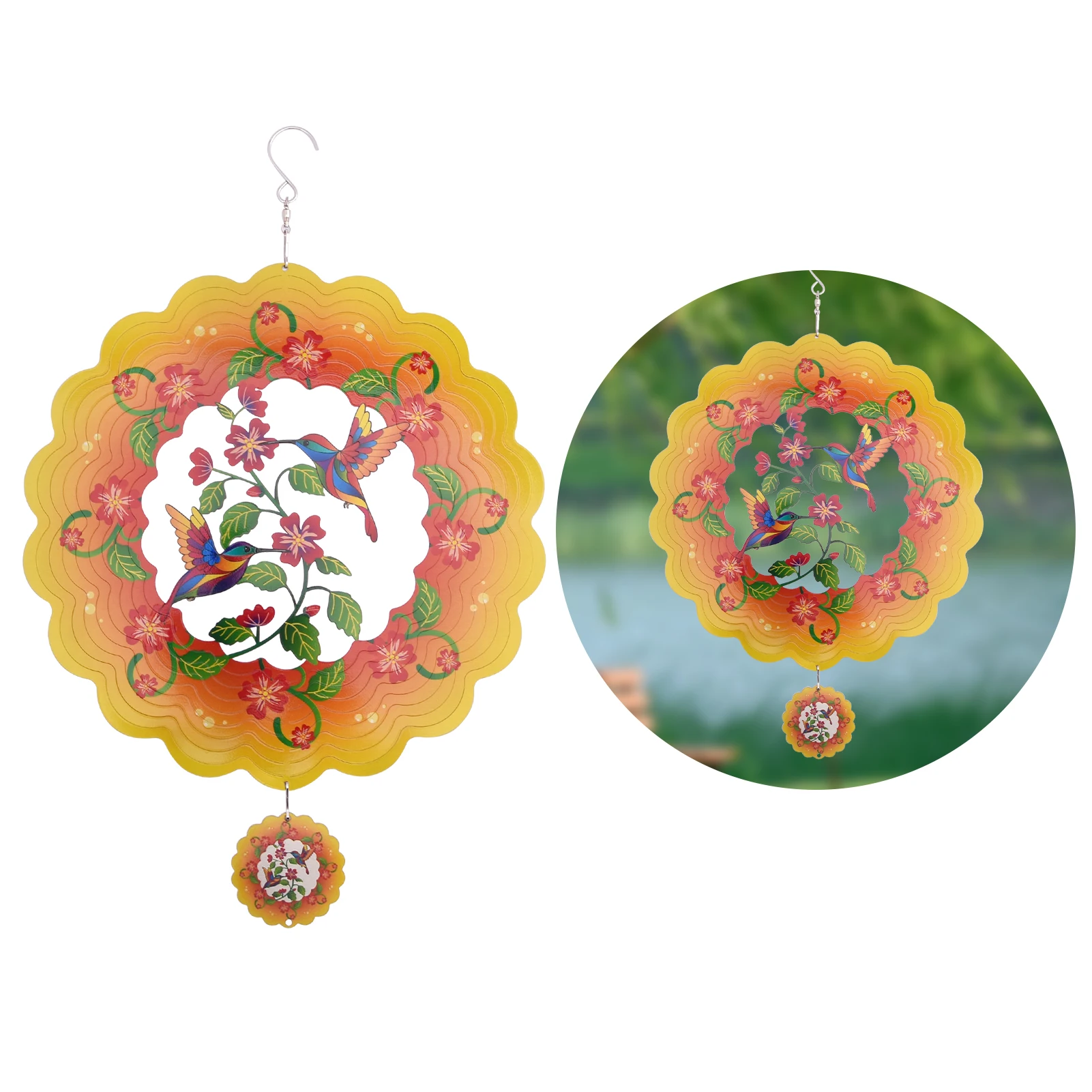 3D Home Decor Stainless Steel Indoor Outdoor Garden Hummingbird Print Yard Bedroom Living Room Wind Spinner Art Craft Patio Gift
3D Home Decor Stainless Steel Indoor Outdoor Garden Hummingbird Print Yard Bedroom Living Room Wind Spinner Art Craft Patio Gift