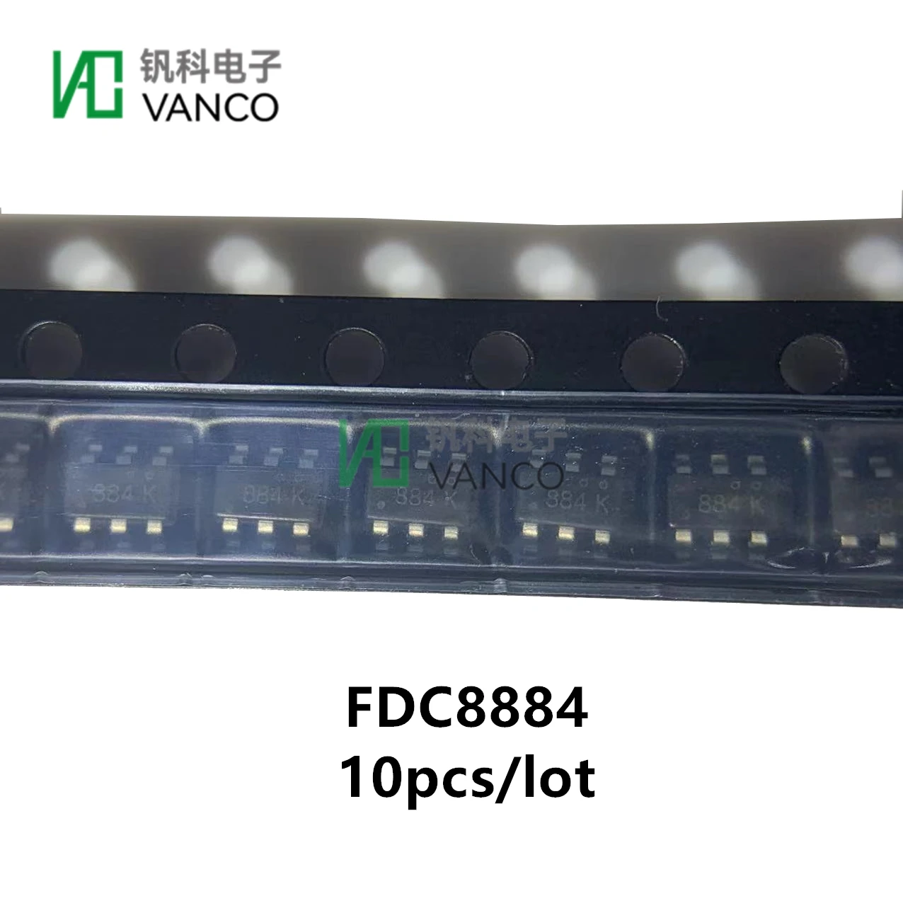 Комплект транзисторов FDC8884 MOSFET N-CH 30V 6,5/8A SUPERSOT6 In Sctock, 10 шт./партия
Комплект транзисторов FDC8884 MOSFET N-CH 30V 6,5/8A SUPERSOT6 In Sctock, 10 шт./партия