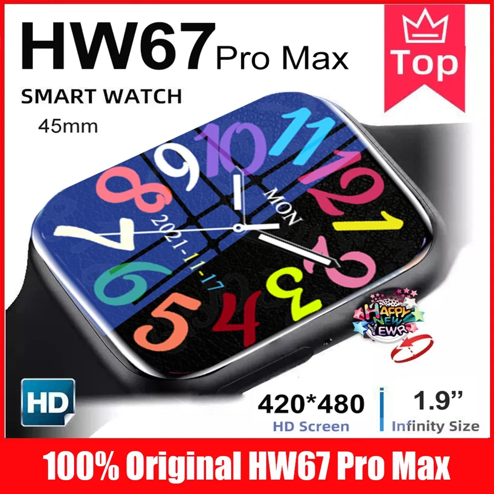 SINZOU Smart Watch HW67 Pro Max Men Women HD 1.9 Inch Screen Series 7 NFC Wireless Charging Bluetooth Call Smartwatch Pk IWO22
SINZOU Smart Watch HW67 Pro Max Men Women HD 1.9 Inch Screen Series 7 NFC Wireless Charging Bluetooth Call Smartwatch Pk IWO22