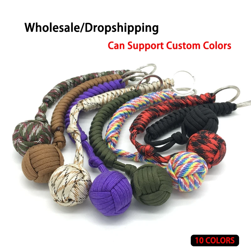 10 Colors Outdoor Security Protection Monkey Fist Steel Ball For Girl Bearing Self Defense Survival Keychain Broken Windows
10 Colors Outdoor Security Protection Monkey Fist Steel Ball For Girl Bearing Self Defense Survival Keychain Broken Windows