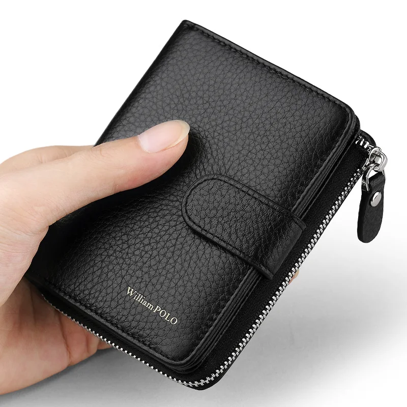 WILLIAMPOLO Genuine Leather Wallet for Men Driver's License Card Integrated Wallet Zipper Organ Cardholder Purse Men Card Wallet
WILLIAMPOLO Genuine Leather Wallet for Men Driver's License Card Integrated Wallet Zipper Organ Cardholder Purse Men Card Wallet