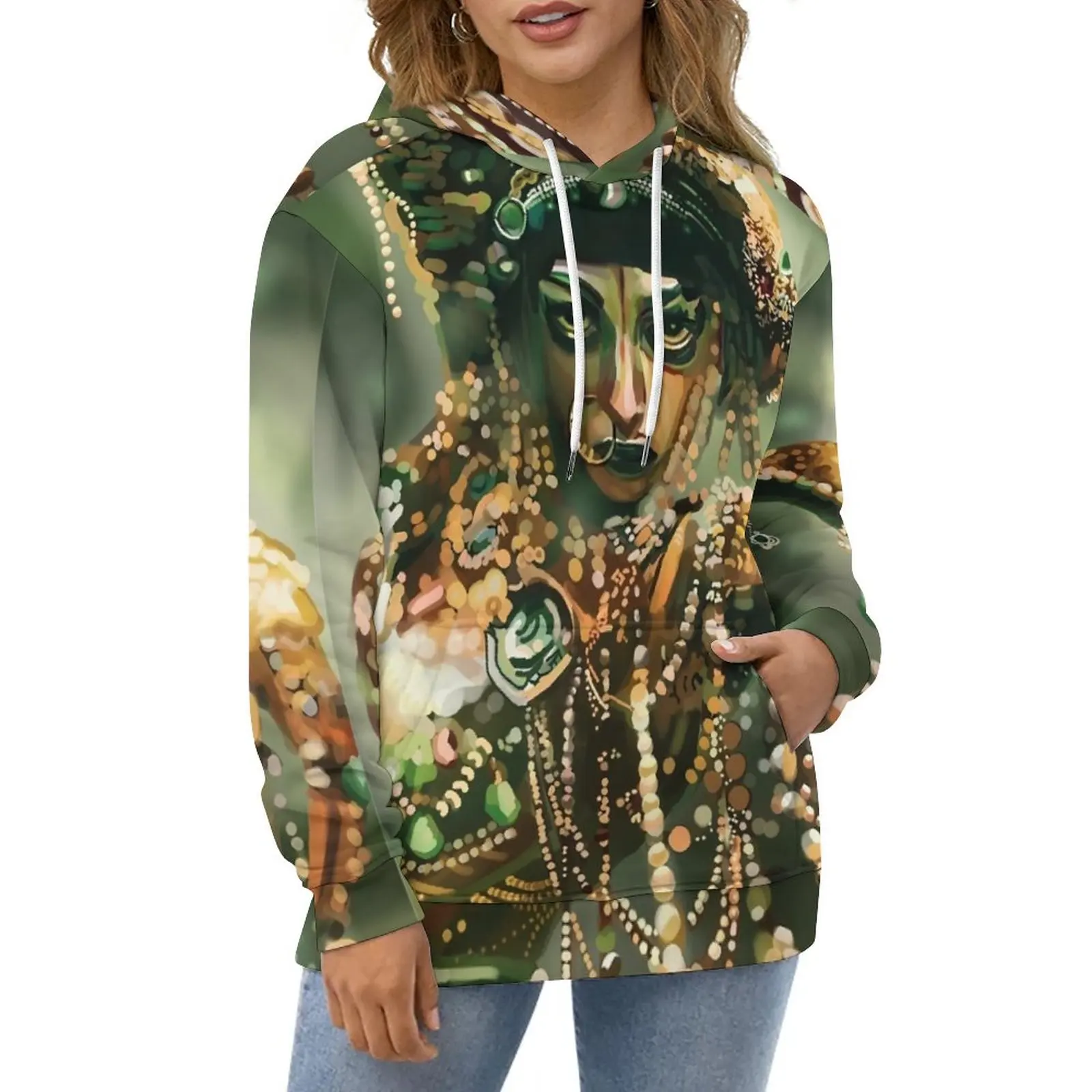Jibaro Oil Paint Casual Hoodies Love Death Robots Aesthetic Pullover Hoodie Women Long-Sleeve Oversized Street Wear Loose Tops
Jibaro Oil Paint Casual Hoodies Love Death Robots Aesthetic Pullover Hoodie Women Long-Sleeve Oversized Street Wear Loose Tops