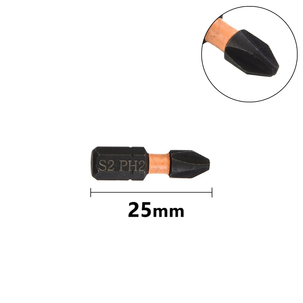 10pcs 25mm PH2 Impact Screwdriver Bit Magnetic Alloy Steel Cross Screwdriver Bit Anti Non-slip Electric Driver Head Hand Tools
10pcs 25mm PH2 Impact Screwdriver Bit Magnetic Alloy Steel Cross Screwdriver Bit Anti Non-slip Electric Driver Head Hand Tools