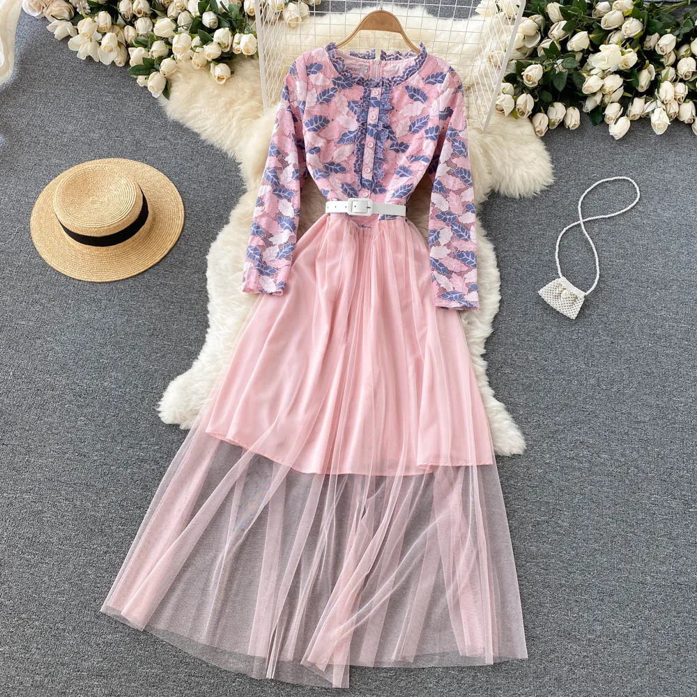 Женское однобортное шифоновое платье LY VAREY LIN, элегантное облегающее длинное платье трапециевидной формы с цветочным принтом и круглым выре...
Женское однобортное шифоновое платье LY VAREY LIN, элегантное облегающее длинное платье трапециевидной формы с цветочным принтом и круглым выре...