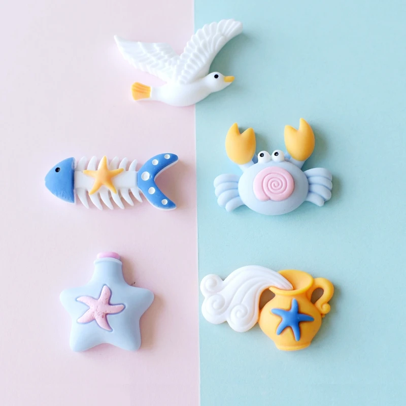 10PCS Resin Lovely Colorful Crab Bird Fish Flatback Stone Figurine DIY Embellishments Scrapbook
10PCS Resin Lovely Colorful Crab Bird Fish Flatback Stone Figurine DIY Embellishments Scrapbook