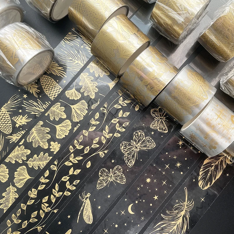 1 Roll Hand Account Bronzing Tape Scrapbooking Sticker Adhesive Tape Album Stickers Hot Stamping PET Waterproof Transparent
1 Roll Hand Account Bronzing Tape Scrapbooking Sticker Adhesive Tape Album Stickers Hot Stamping PET Waterproof Transparent