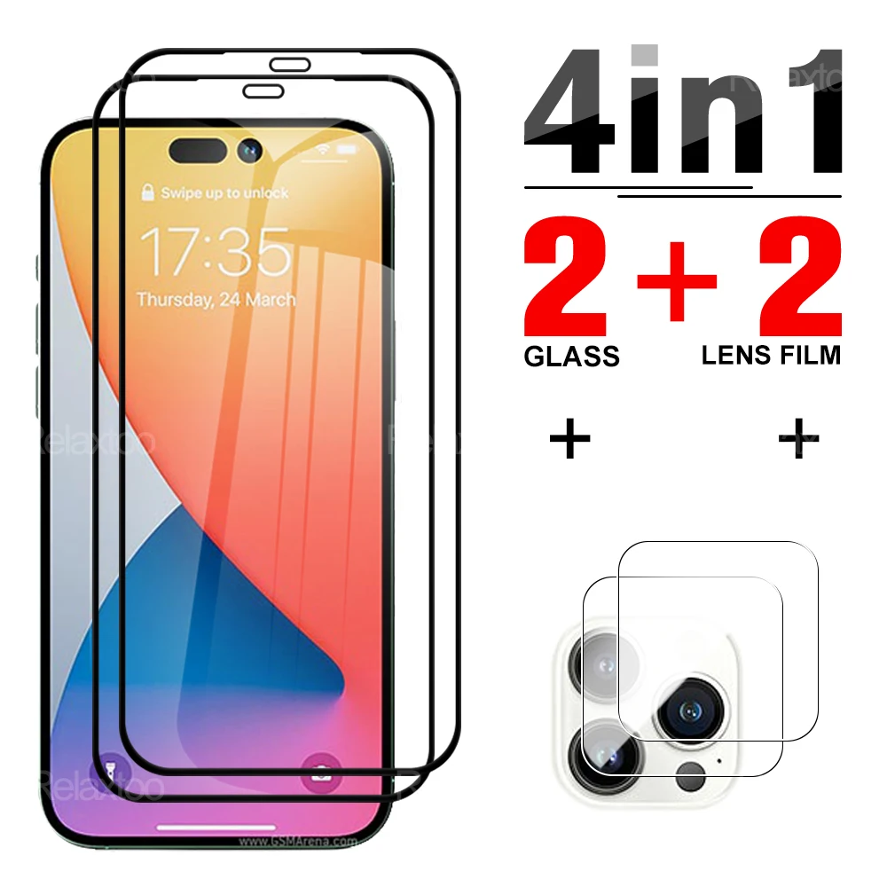 4 в 1 закаленное стекло для экрана iPhone 14 Pro Max Передняя пленка для телефона и пленка для объектива камеры для iPhone 14 pro 14plus защитное стекло
4 в 1 закаленное стекло для экрана iPhone 14 Pro Max Передняя пленка для телефона и пленка для объектива камеры для iPhone 14 pro 14plus защитное стекло