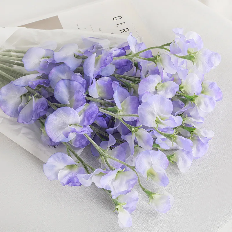 Home Decoration Wool Planting Simulation Pea Flower Living Room Tea Table Simulation Bouquet Wedding Bride Holding Flowers
Home Decoration Wool Planting Simulation Pea Flower Living Room Tea Table Simulation Bouquet Wedding Bride Holding Flowers