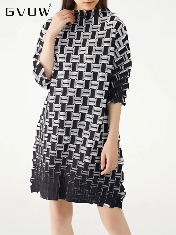 GVUW Hand Pleated Dress Women 2023 Autumn New Stand Neck Fashion Contrast Color Classic Square Aesthetic Clothes Female 17G2197
GVUW Hand Pleated Dress Women 2023 Autumn New Stand Neck Fashion Contrast Color Classic Square Aesthetic Clothes Female 17G2197