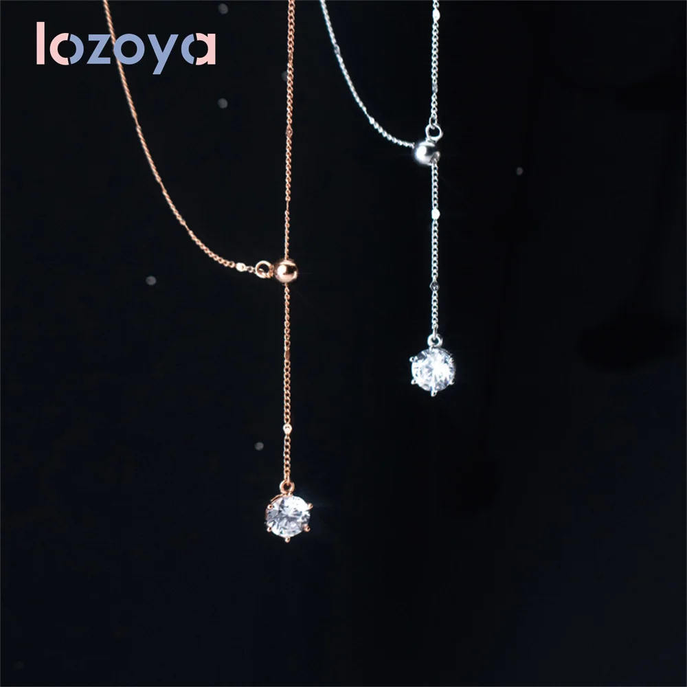 Женское Ожерелье Lozoya из серебра 925 пробы с подвеской из одного бриллианта и бусинами, цепочка с Y-образной подвеской, ожерелье с мелким кубич...
Женское Ожерелье Lozoya из серебра 925 пробы с подвеской из одного бриллианта и бусинами, цепочка с Y-образной подвеской, ожерелье с мелким кубич...