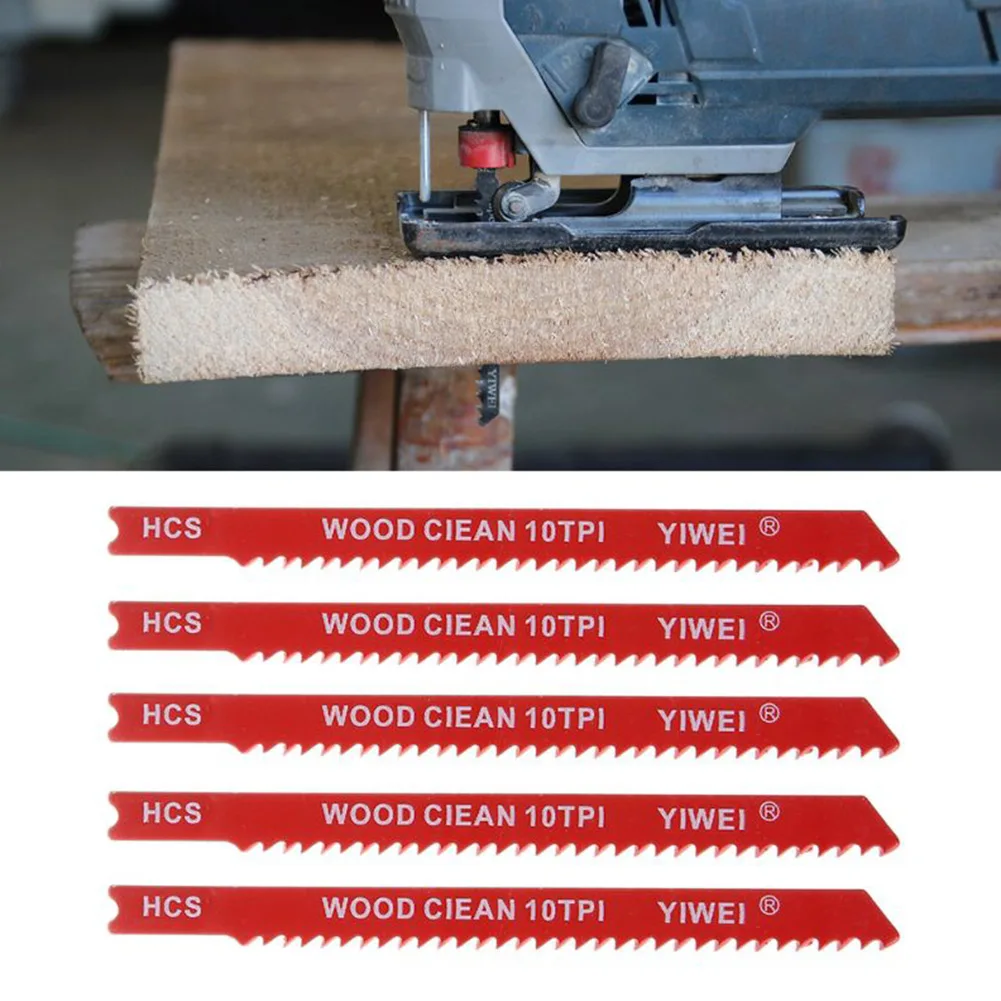 5pcs HCS Jig Saw Blade 6/8/10TPI 100mm Length For Cutting Wood Thin Metal Plastic Aluminum Red Reciprocating Saw Blade Hand Tool
5pcs HCS Jig Saw Blade 6/8/10TPI 100mm Length For Cutting Wood Thin Metal Plastic Aluminum Red Reciprocating Saw Blade Hand Tool