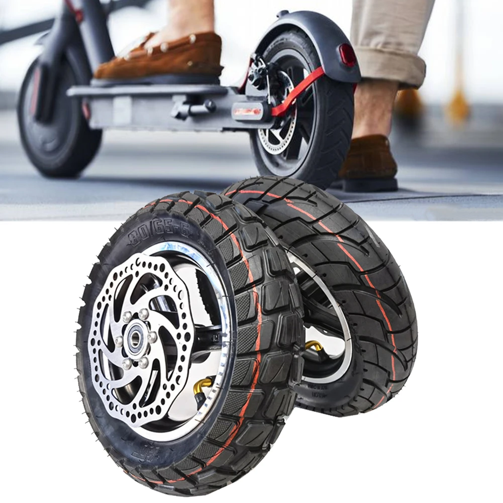 10 Inch (80/65-6) E-Scooter Tires Road/Off-Road Brake Wheel Rim With Disc Brake Wear Resistant Rear Wheel Replace Tyre Parts
10 Inch (80/65-6) E-Scooter Tires Road/Off-Road Brake Wheel Rim With Disc Brake Wear Resistant Rear Wheel Replace Tyre Parts