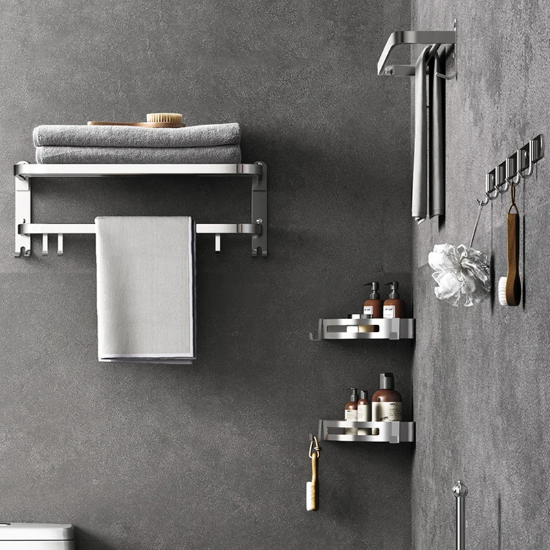 Bath Towel Toothbrush Razor Shelves Thickening 304 Stainless Steel Bathroom Organizer Wall Mounted Almacenaje Bathroom Furniture
Bath Towel Toothbrush Razor Shelves Thickening 304 Stainless Steel Bathroom Organizer Wall Mounted Almacenaje Bathroom Furniture