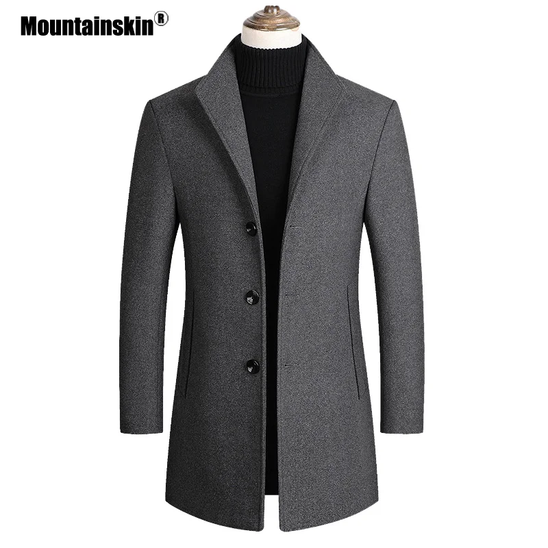 Mountainskin Men Wool Blends Coats Autumn Winter New Solid Color High Quality Men's Wool Jacket Luxurious Brand Clothing SA837
Mountainskin Men Wool Blends Coats Autumn Winter New Solid Color High Quality Men's Wool Jacket Luxurious Brand Clothing SA837