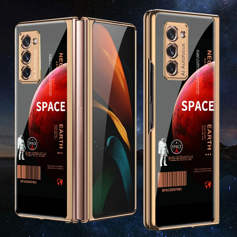 GKK Tempered Glass Case For Samsung Galaxy Z Fold 3 2 5G Anti-knock Luxury Plating Frame Hard For Galaxy Z Fold 2 3 Case Cover
GKK Tempered Glass Case For Samsung Galaxy Z Fold 3 2 5G Anti-knock Luxury Plating Frame Hard For Galaxy Z Fold 2 3 Case Cover