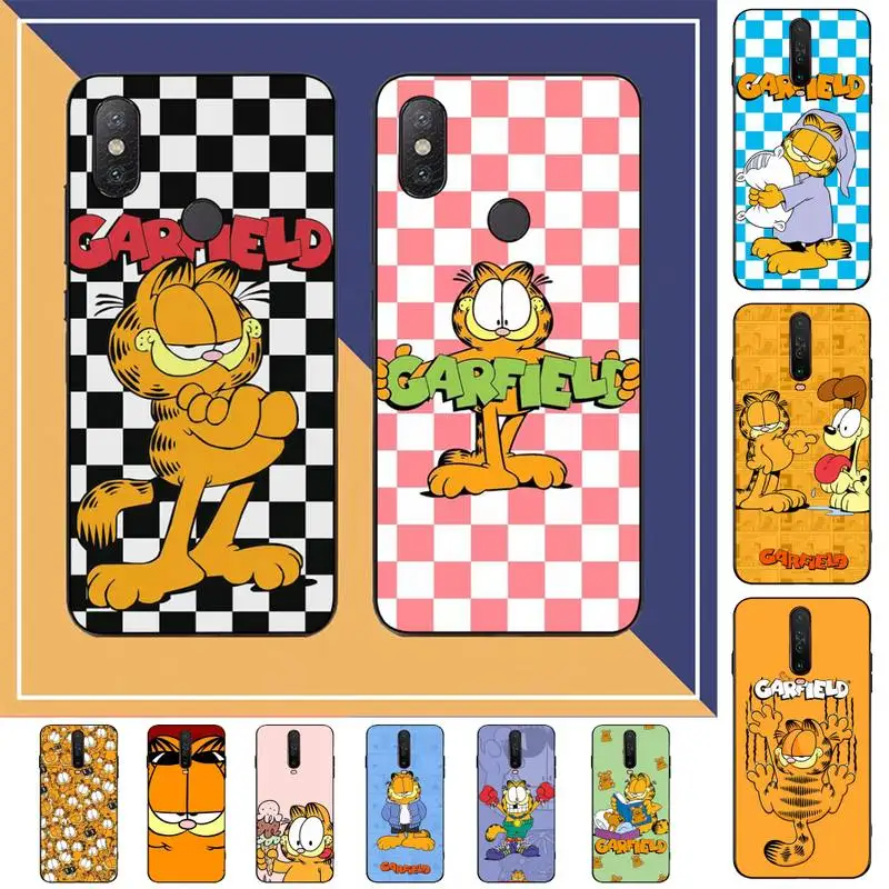 

MINISO Garfield Phone Case for Redmi Note 8 7 9 4 6 pro max T X 5A 3 10 lite pro