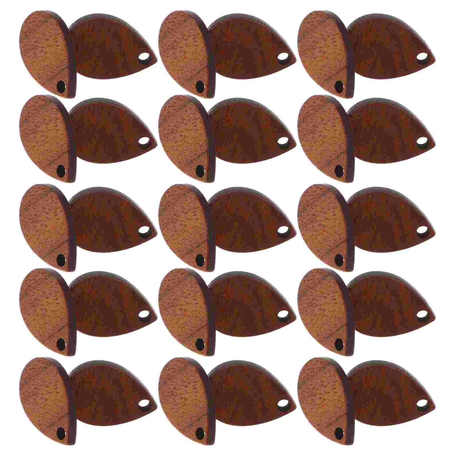 30 шт., деревянные серьги-гвоздики
30 шт., деревянные серьги-гвоздики